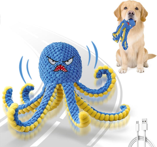 Automatic Jumping Octopus Dog Toy – Interactive Smart Dog Toy