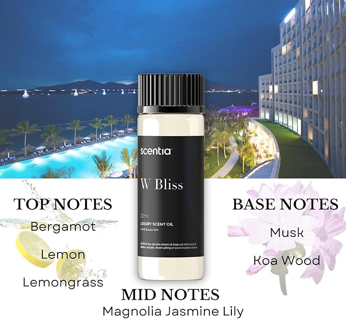 My Way Hotel Diffuser Oil | Aromatherapy Fragrances Inspired by 5-Star Hotels | Luxurious Scents Gift Set-5x20ml Bottles Set-The 1 Hotel Miami Beach & 5-Star Hotels - Thanksgiving & Holiday Gift