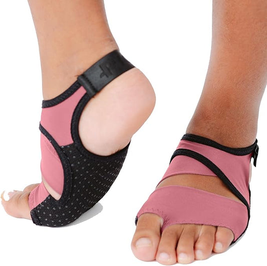 PIGA Toeless Pilates Socks – Non-Slip Grip for Men & Women, Breathable, Durable for Pilates, Barre & Yoga Workouts
