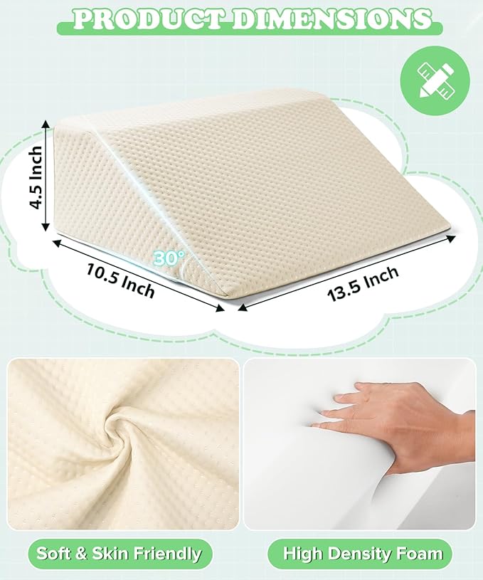 Colic Baby Relief Prop,Waterproof Nursing Reflux Support for Newborn,Baby Product Tummy Time Support for Neck and Shoulder Strength,Baby Colic and Gas Relief,Nursing Support for Infant