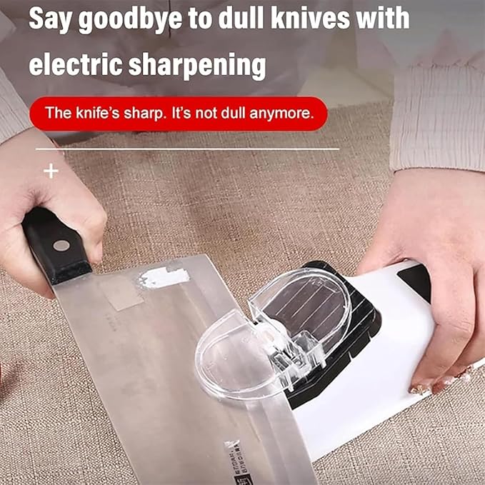 Besyner Sharp Pro,2026 New USB Electric Knife Sharpener,With Replacement Grinding Tools,Double Sided Knife Sharpener,Quick Sharpening & Polishing,Stable Non-slip Base