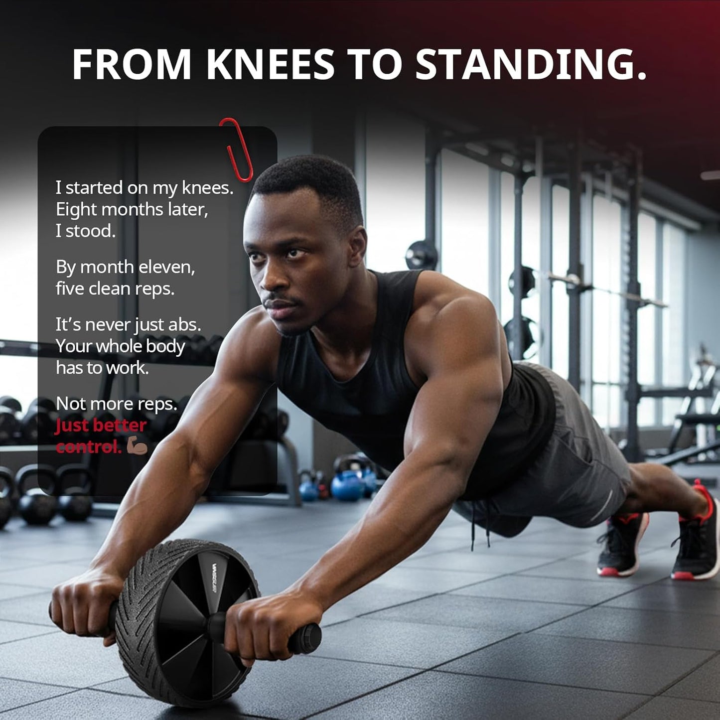 Ab Roller Wheel for Core Strength Training