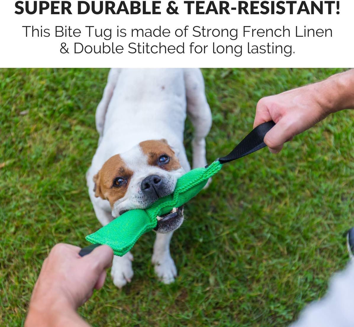 Heavy Duty Dog Tug Toy with Handles – Strong & Interactive Training Toy