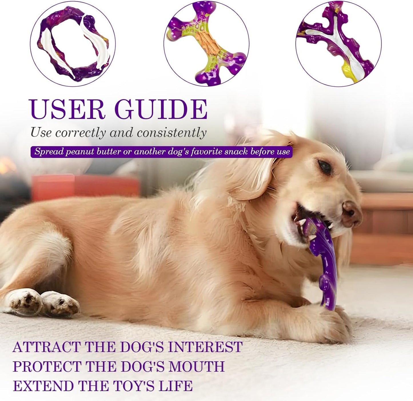 Tough Dog Toys for Aggressive Chewers – Durable Chew & Training Toy