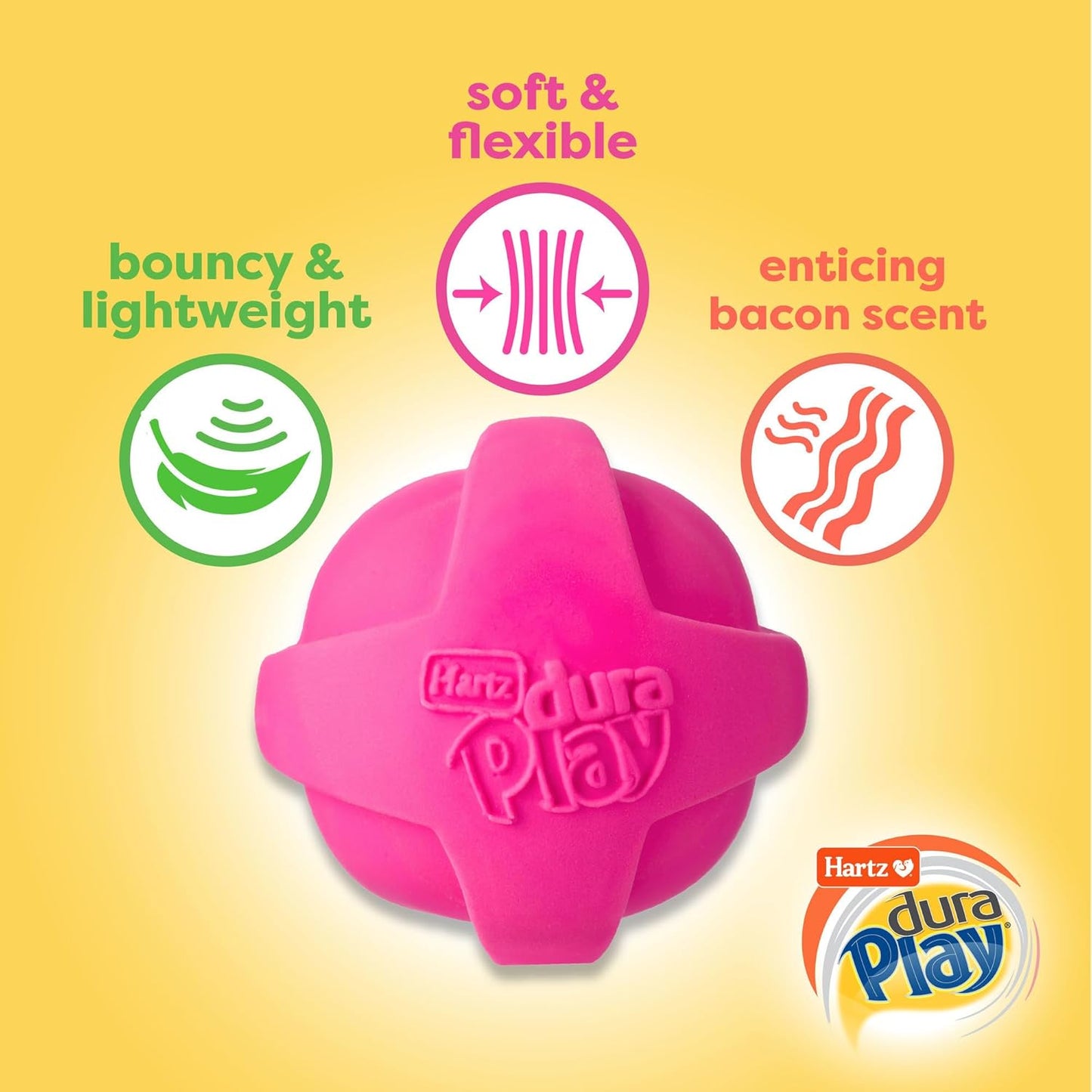 Squeaky Latex Dog Toy – Soft Chew & Interactive Play Toy