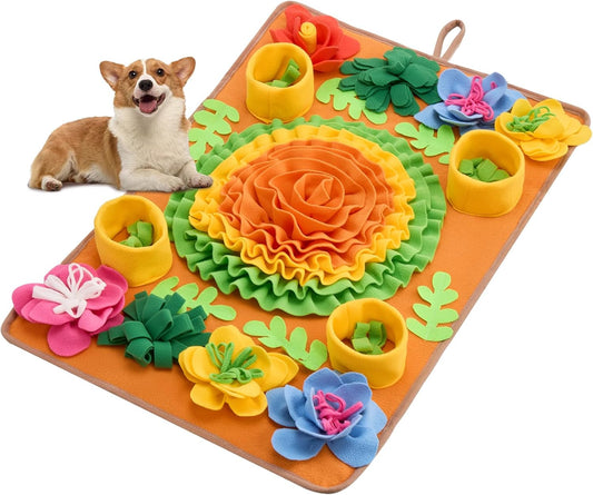 Dog Snuffle Mat – Interactive Slow Feeder Puzzle Toy