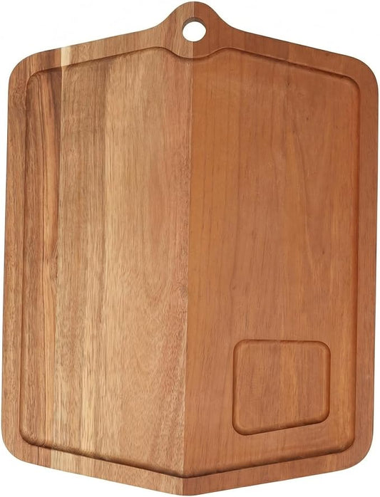 Acacia Wood Cutting Board 16 x 12 In, Wooden Cutting Boards for Kitchen Non Toxic Dishwasher Safe Non Slip, Large Cutting Board for Meat, Charcuterie, Chopping