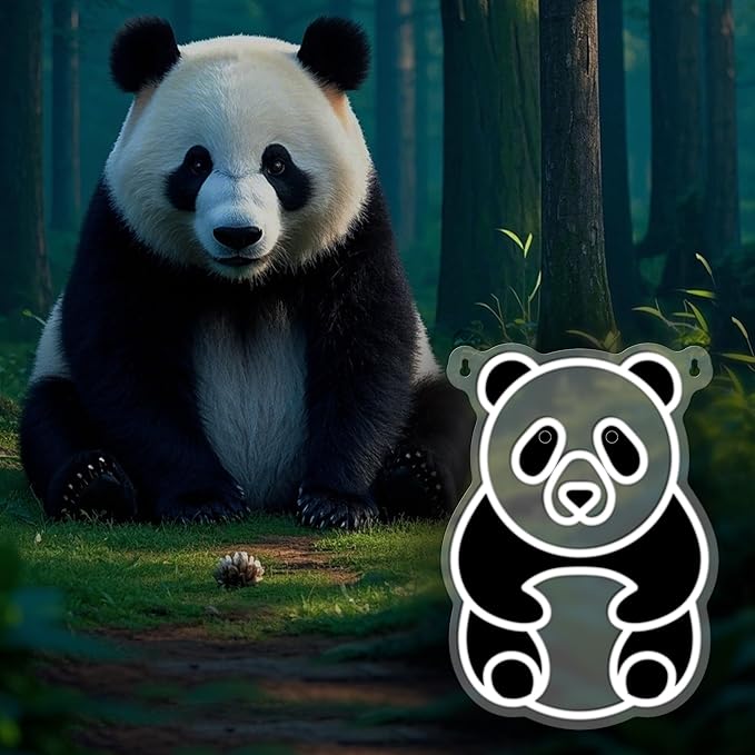 YuanDian Panda Neon Sign, Animal Neon Lights for Bedroom Living Room Wall Decor, Birthday Party Gifts for Kids Adults People Who Like Pandas
