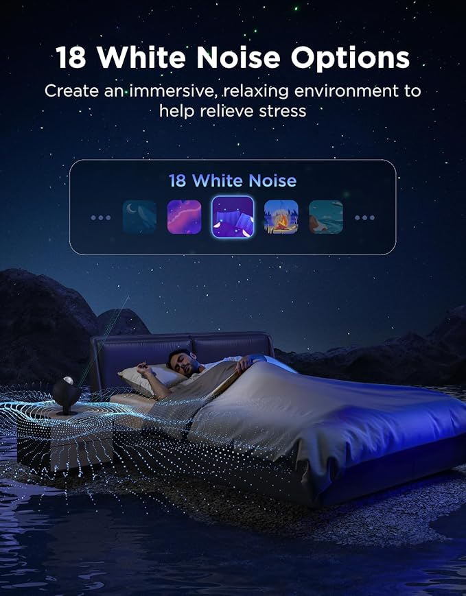 Galaxy Star Projector Night Light – Ocean Wave LED Mood Lamp for Bedroom