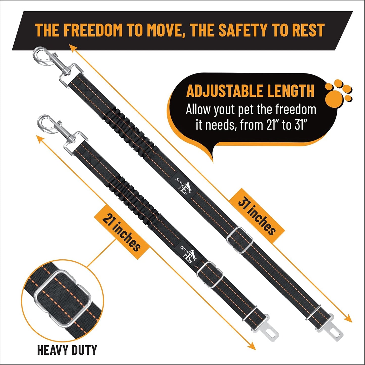 Adjustable Dog Car Seat Belt for Safe Travel