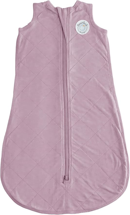 Dreamland Baby Lightweight Bamboo Viscose Sleep Sack (24-36 Months). 1.0 TOG Ultra Soft Blanket w/ 2-Way Zipper. 95% Viscose, 5% Spandex (Mauve). Mom-Owned US Business, Premium Materials