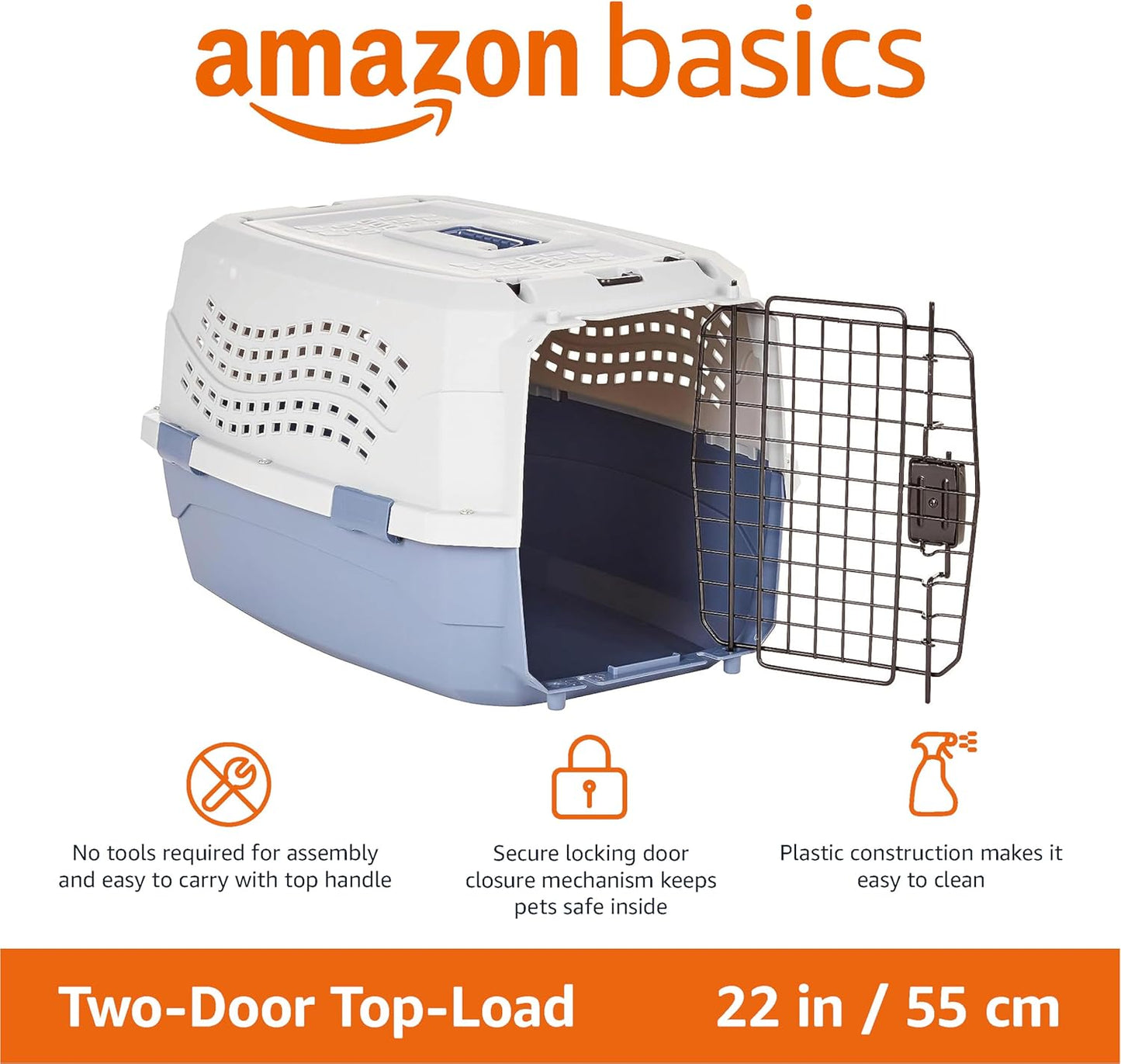 Hard-Sided Pet Travel Carrier for Cats & Small Dogs