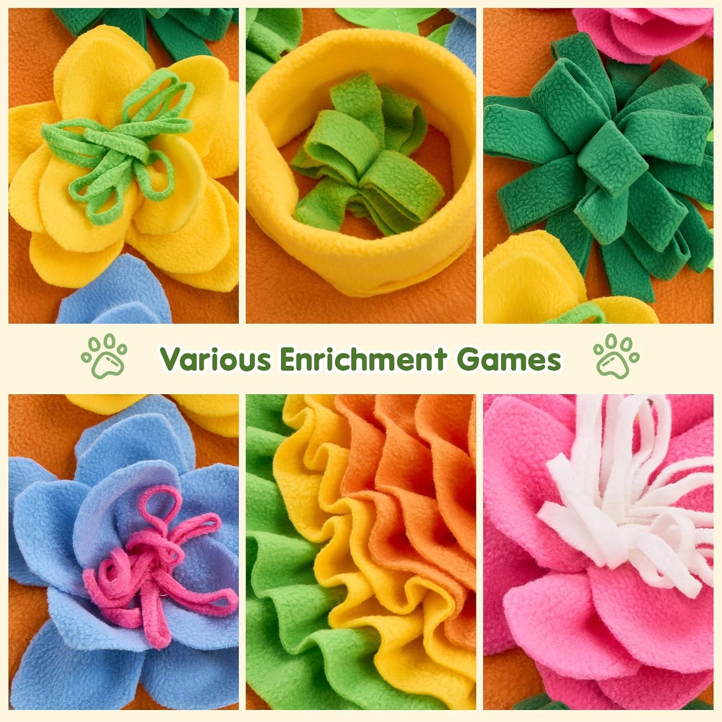 Dog Snuffle Mat – Interactive Slow Feeder Puzzle Toy