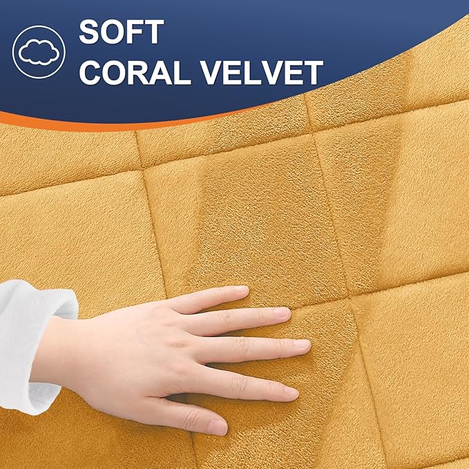 OLANLY Memory Foam Bath Mat 70x24, Ultra Soft and Absorbent Bathroom Rugs, Machine Washable, Comfortable Bath Carpet for Bathroom Floor, Tub and Shower, Yellow