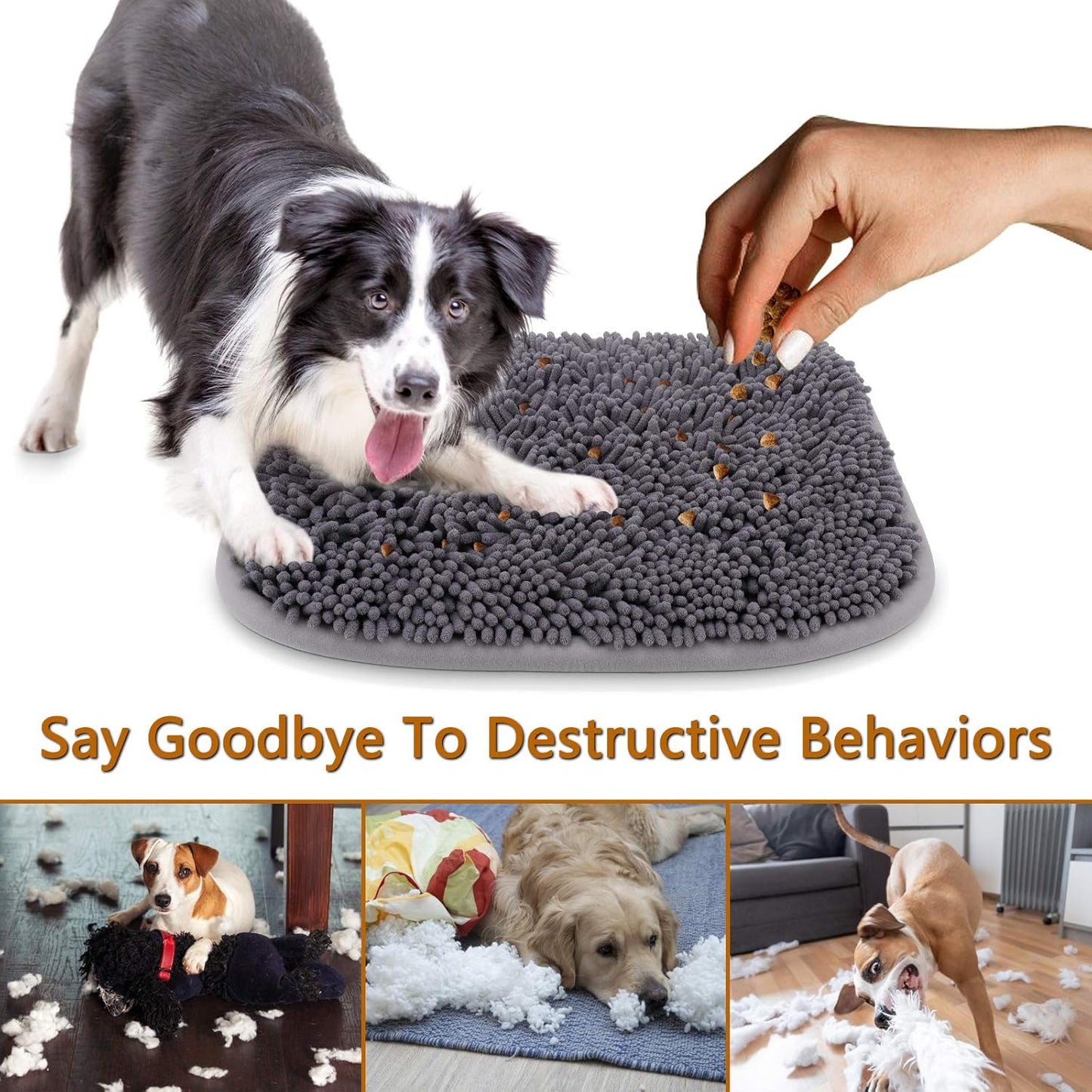 Interactive Dog Snuffle Mat – Feeding Puzzle & Enrichment Toy