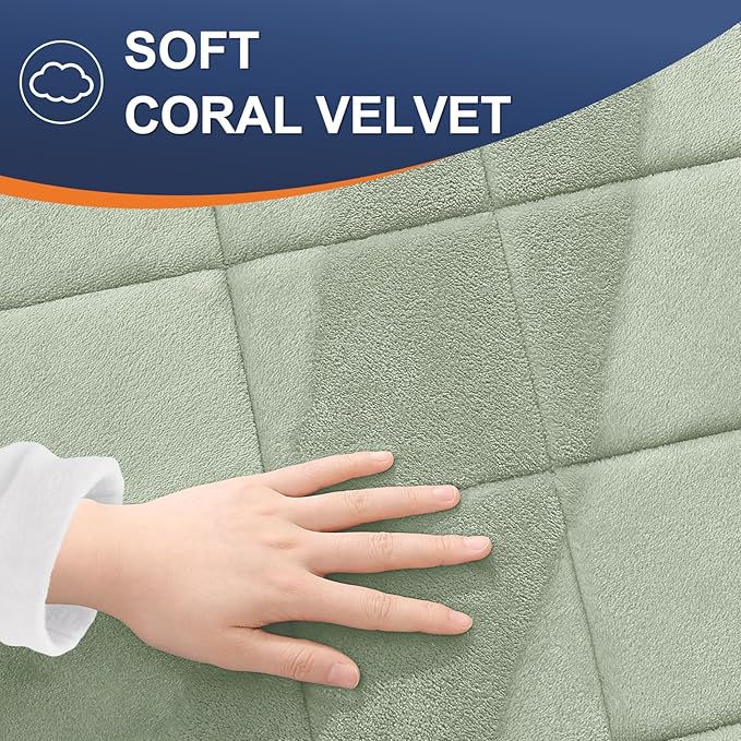 OLANLY Memory Foam Bath Mat 59x24, Ultra Soft and Absorbent Bathroom Rugs, Machine Washable, Comfortable Bath Carpet for Bathroom Floor, Tub and Shower, Sage Green