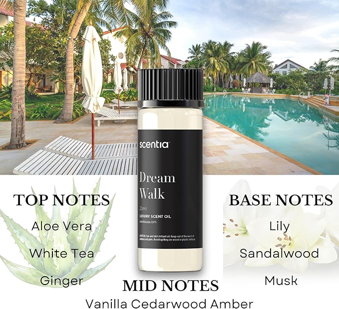 My Way Hotel Diffuser Oil | Aromatherapy Fragrances Inspired by 5-Star Hotels | Luxurious Scents Gift Set-5x20ml Bottles Set-The 1 Hotel Miami Beach & 5-Star Hotels - Thanksgiving & Holiday Gift