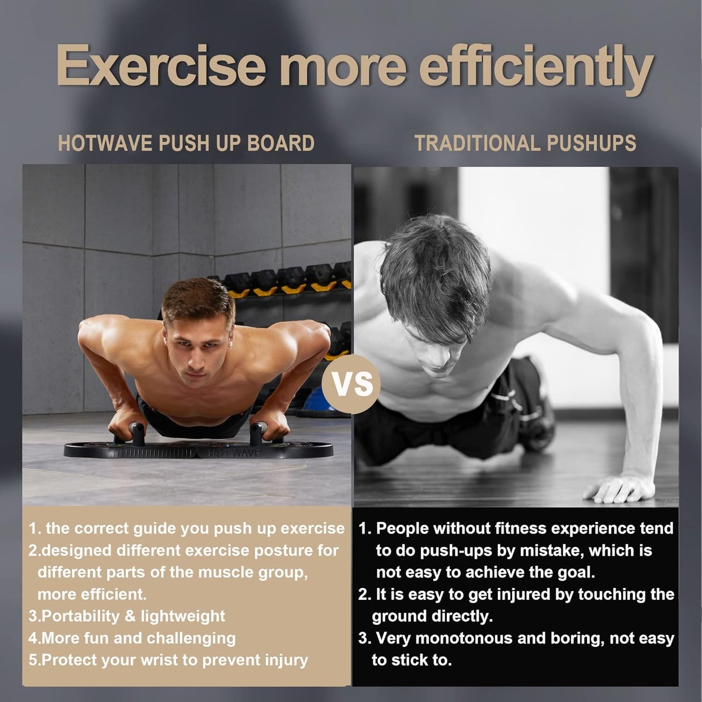 20-in-1 Push Up Board for Full Body Strength Training