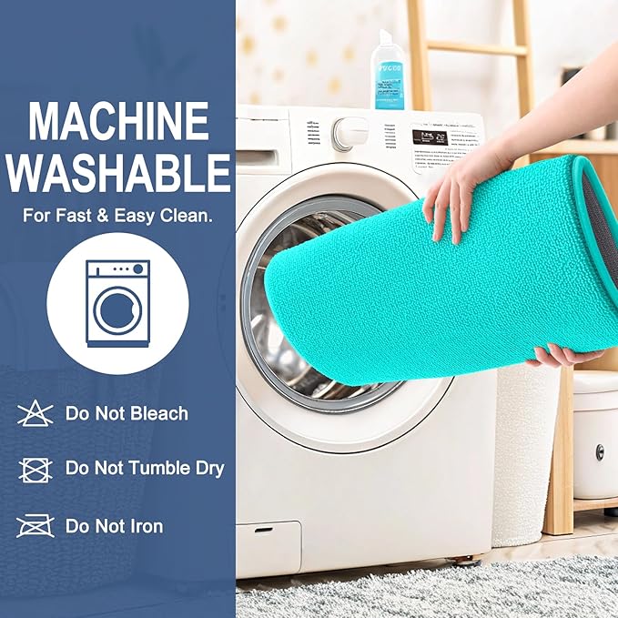OLANLY Thick Memory Foam Bath Mat Rug 36x24, Extra Soft Absorbent Bathroom Rug, Quick Dry Bath Mats, Non-Slip, Machine Washable Carpet for Bathroom, Tub and Shower, Home Decor Accessories, Teal