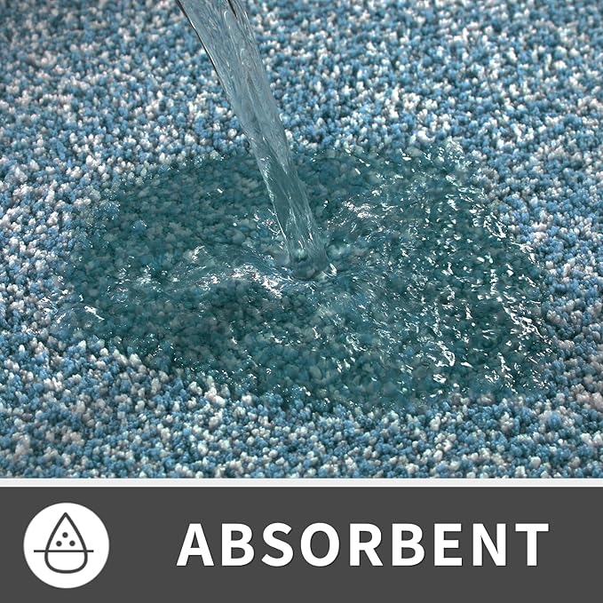 Yimobra Large Bathroom Rugs Non Slip Washable, Soft Absorbent Microfiber Bath Mat,Dual-Tone Decor Rug with Rubber Backing for Bathroom Floor,Tub and Shower,36x24,Home Essentials,Denim Blue