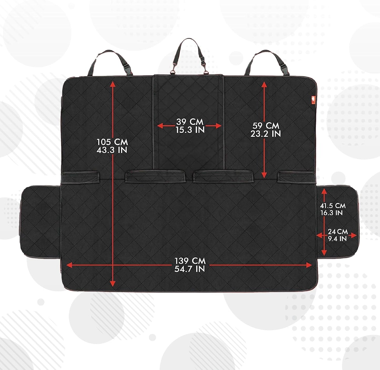 Dog Car Seat Cover (Waterproof & Non-Slip)