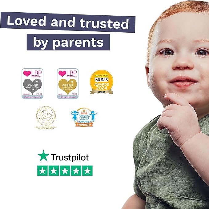 Pura Size 5 Eco-Friendly Diapers (24-35 lbs) Totally Chlorine Free (TCF) Hypoallergenic, Soft Organic Cotton, up to 12 Hours Leak Protection, Allergy UK, 3 Packs of 20 (60 Count)