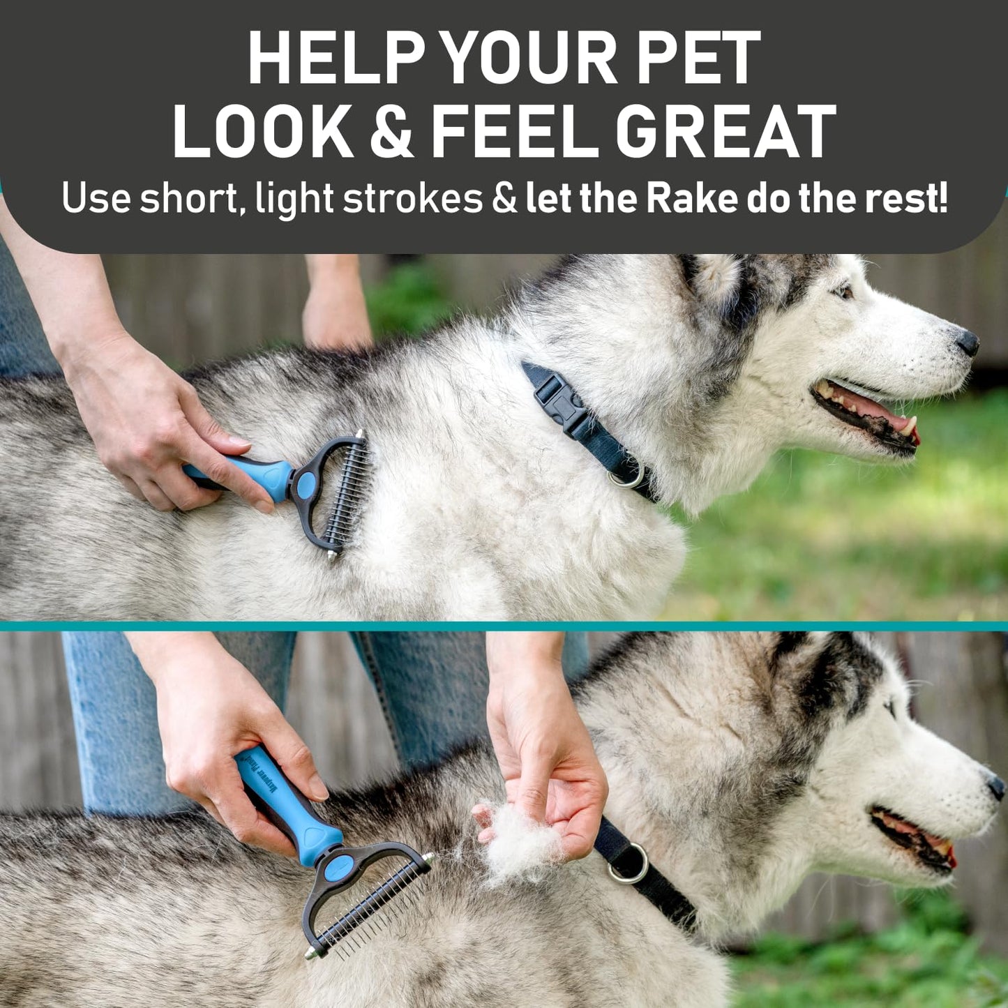 Pet Grooming Brush & Gloves Set – Deshedding & Massage Kit for Dogs & Cats