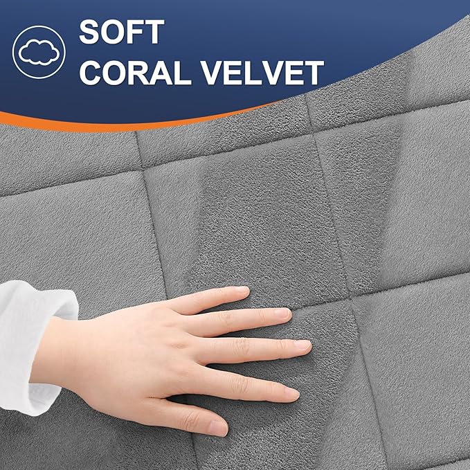 OLANLY Memory Foam Bath Mat 36x24, Ultra Soft and Absorbent Bathroom Rugs, Machine Washable, Comfortable Bath Carpet for Bathroom Floor, Tub and Shower, Grey
