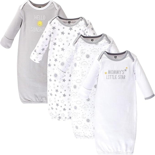 Hudson Baby Unisex Baby Cotton Gowns