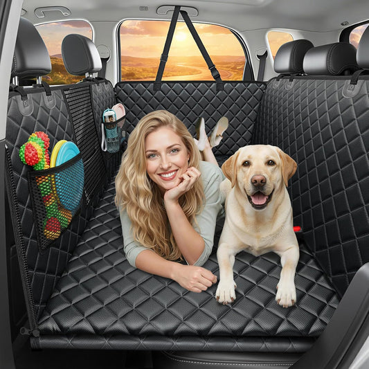 Dog Back Seat Extender – Hard Bottom Car Seat Bridge for Dogs