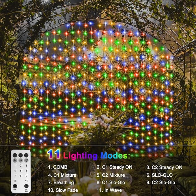 LED Curtain String Lights – Party Backdrop Decoration Lights