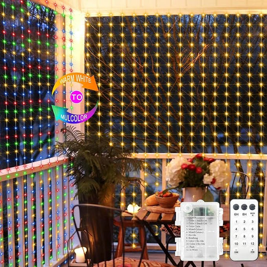LED Curtain String Lights – Party Backdrop Decoration Lights