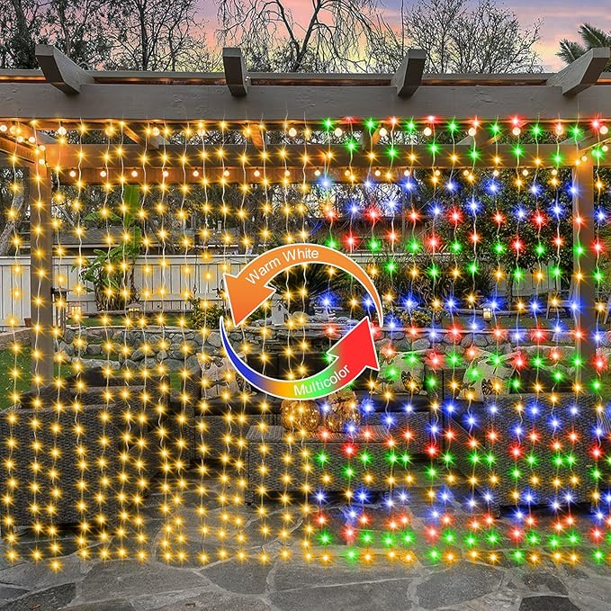 LED Curtain String Lights – Party Backdrop Decoration Lights