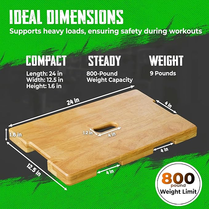 Wooden Balance Board for Home Workout