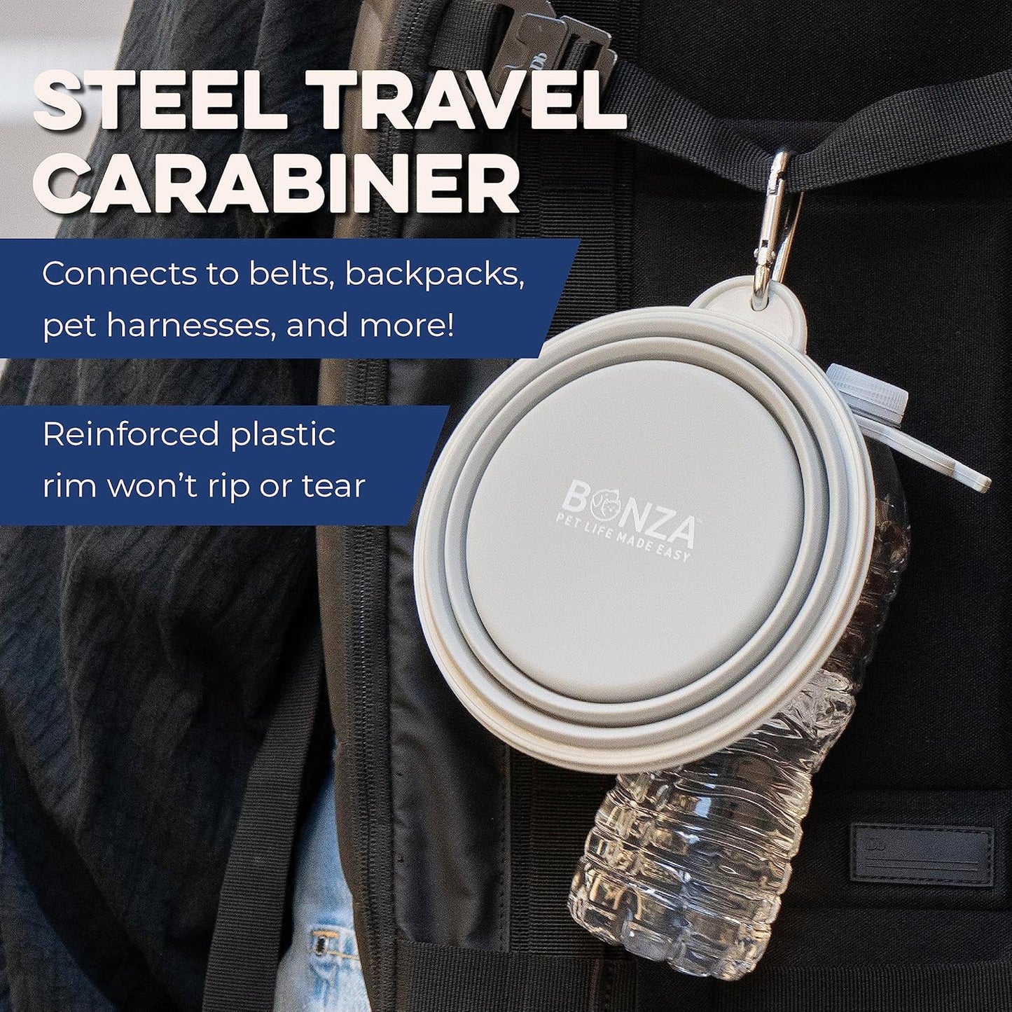 Collapsible Dog Slow Feeder Bowl for Travel