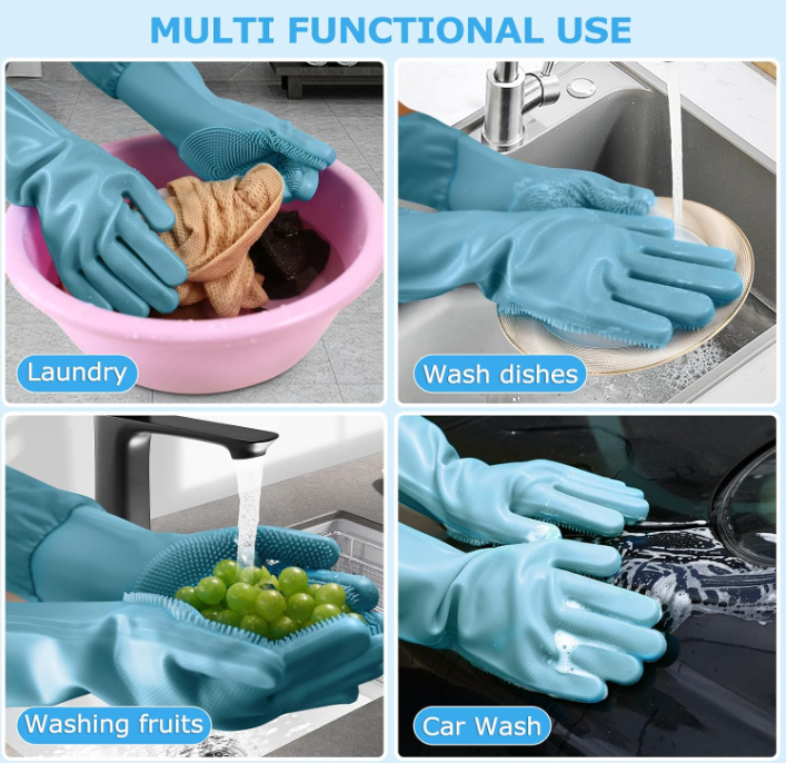 Dog Grooming Bath Gloves for Pets