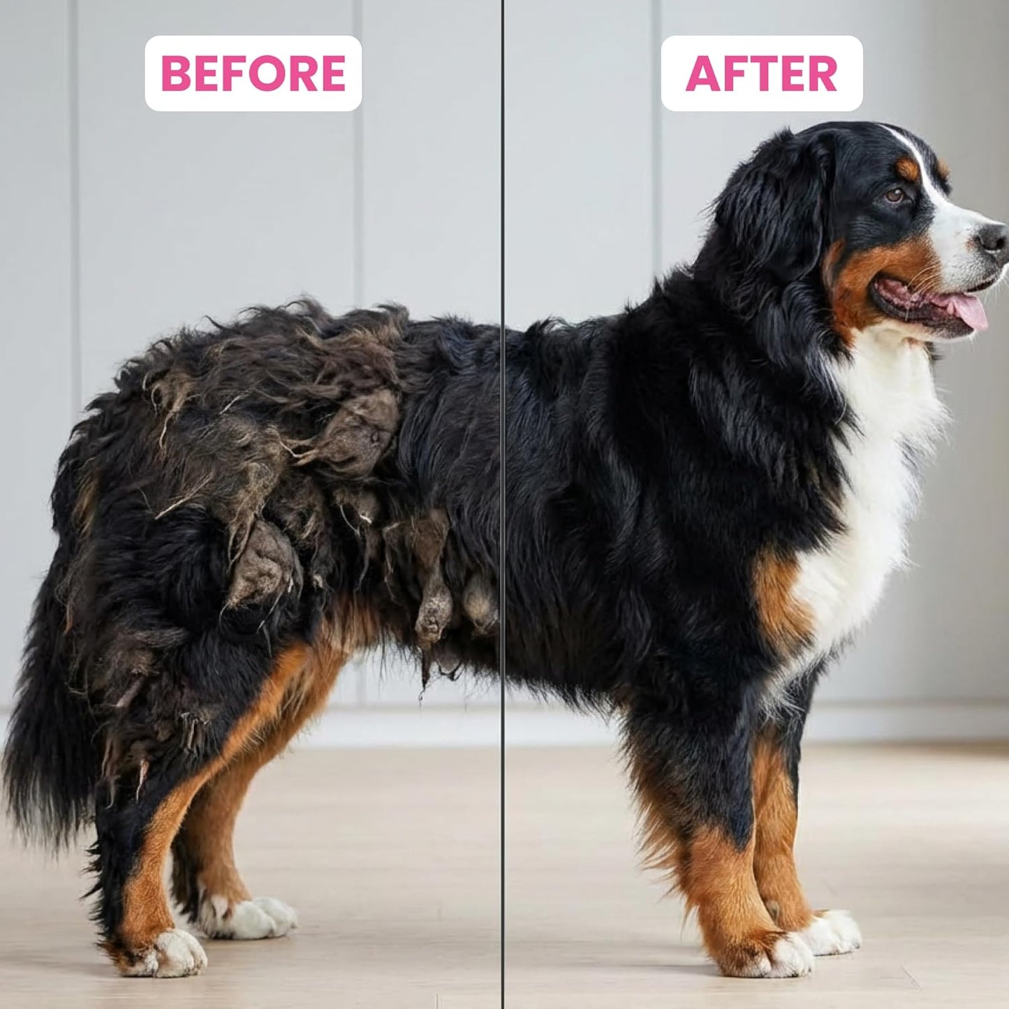2-in-1 Pet Detangling Comb for Dogs & Cats